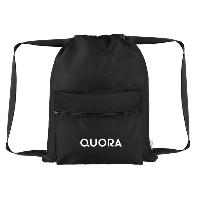 Anywhere Drawstring Bag in Recycled PET