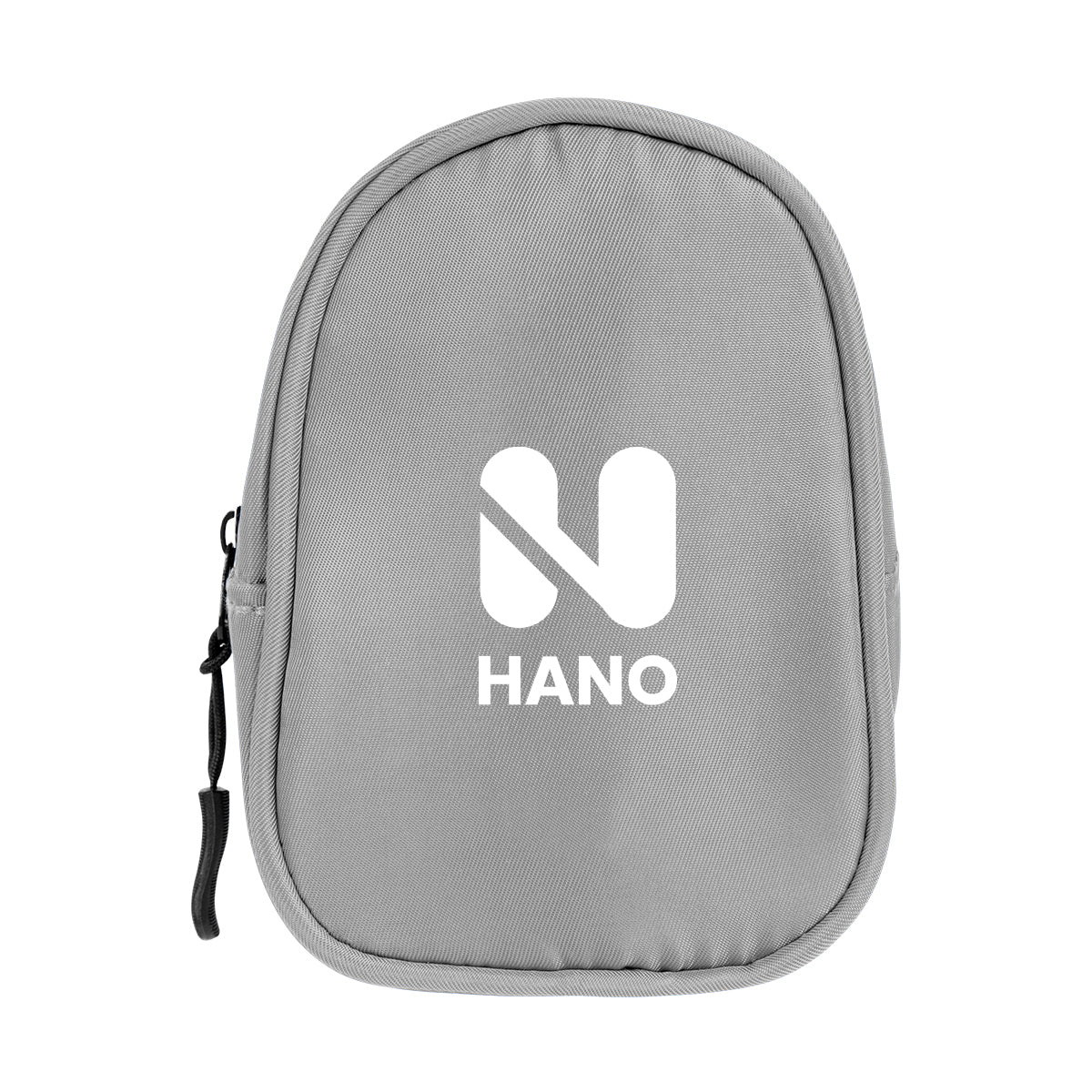 Anywhere Pouch with Carabiner, Recycled PET - Gray - Silk Screen