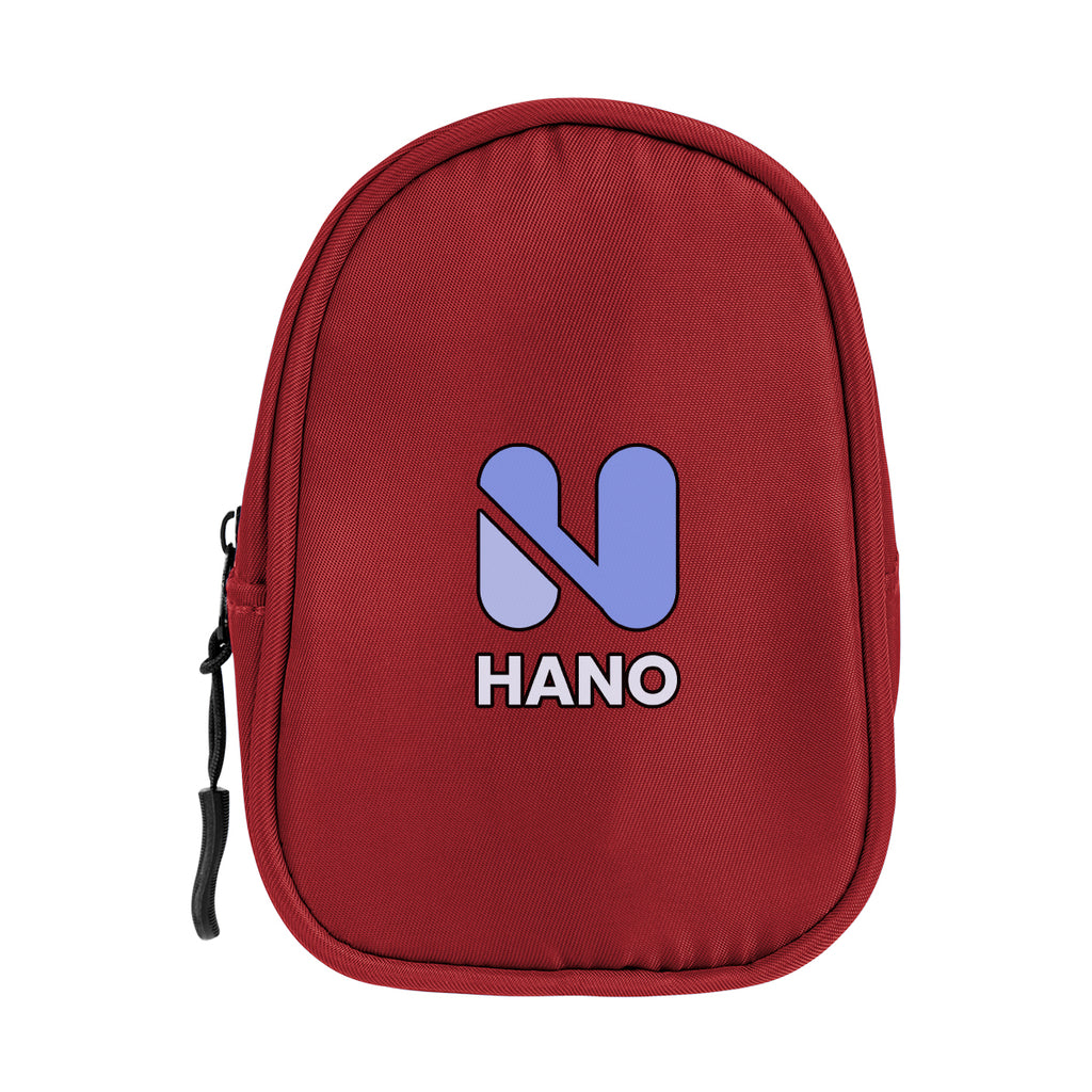 Anywhere Pouch with Carabiner, Recycled PET - Red - Colorbrite