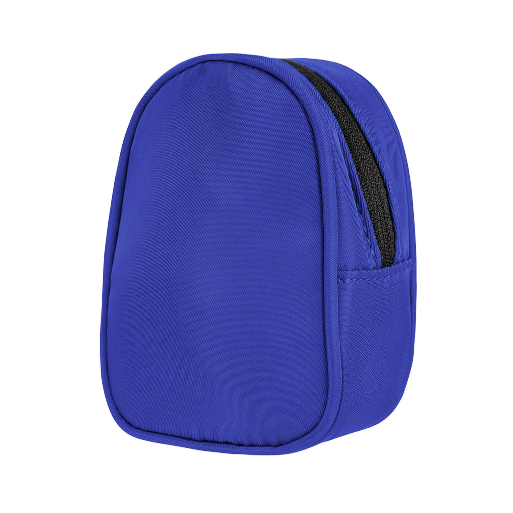 Anywhere Pouch with Carabiner, Recycled PET - Royal Blue - Angle