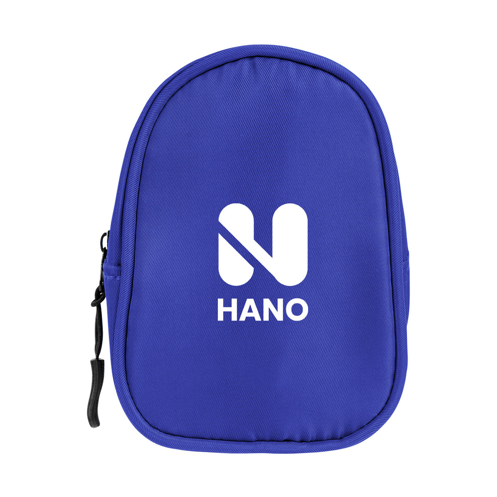Anywhere Pouch with Carabiner, Recycled PET - Royal Blue - Silk Screen