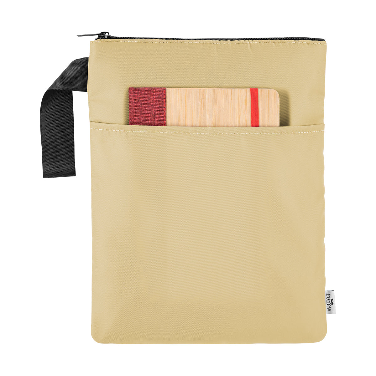 Anywhere Sleeve for Books and Tablets - Tan - Pocket