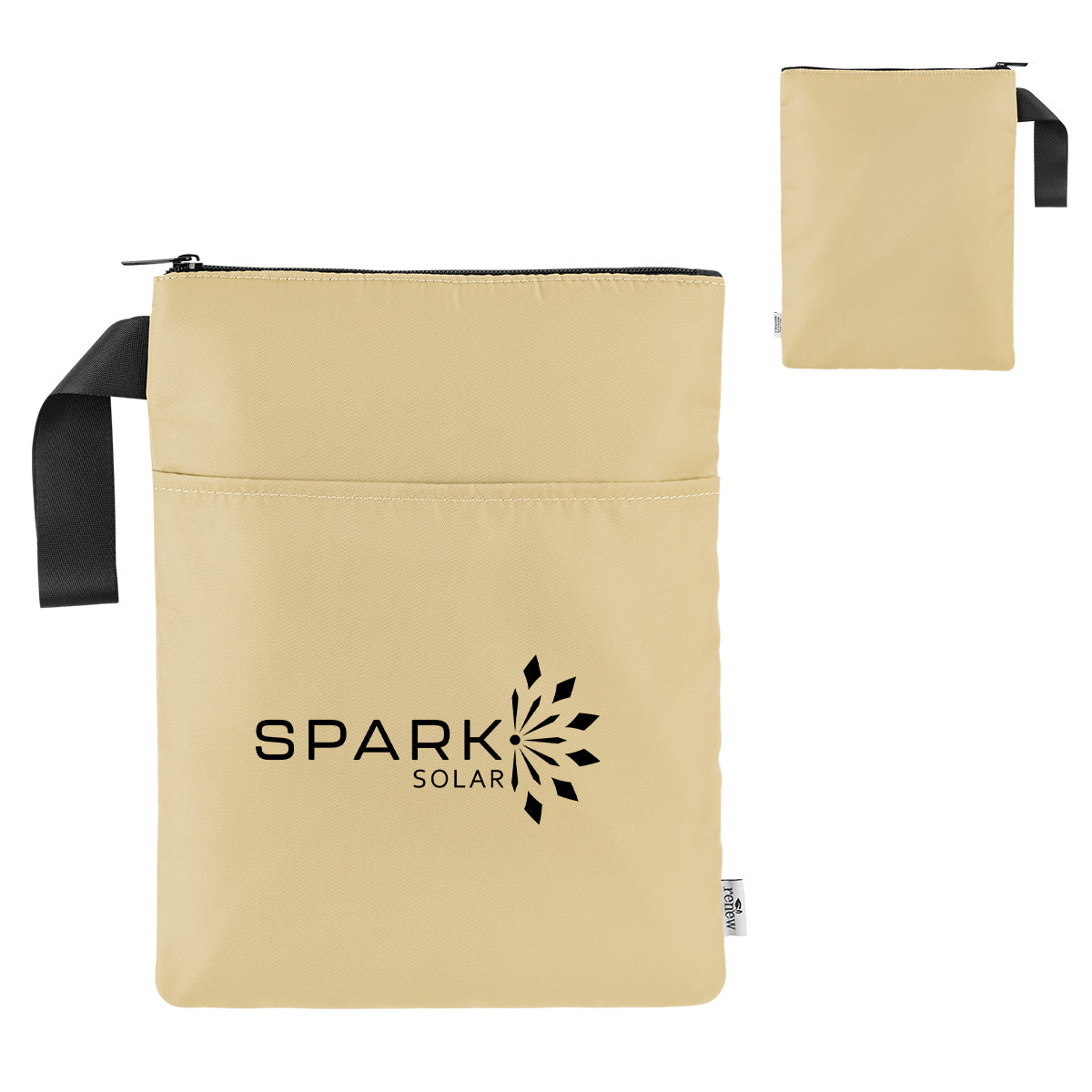 Anywhere Sleeve for Books and Tablets - Tan - Silk Screen