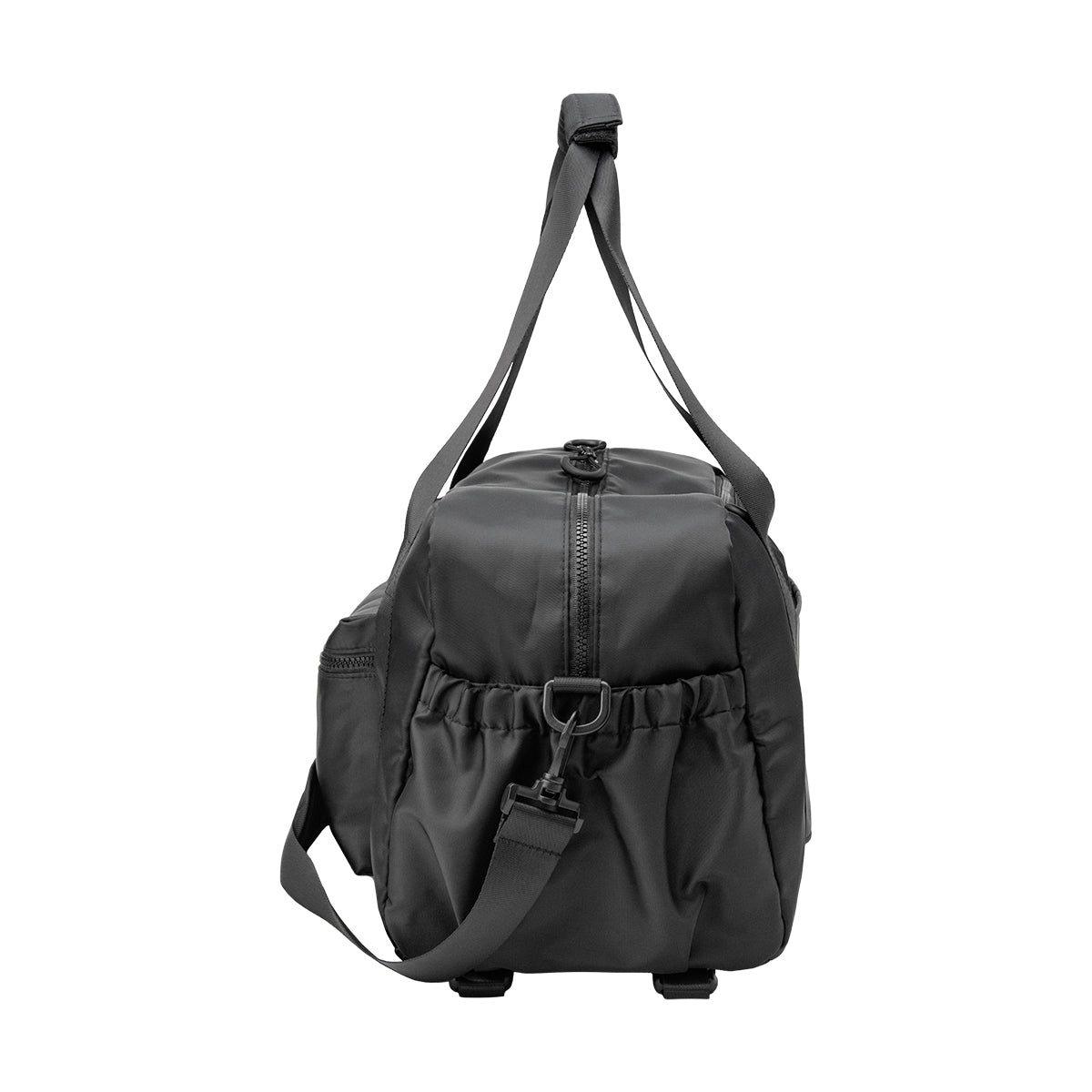 Anywhere Sport Duffel Bag and Backpack - Black - Side