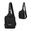 Anywhere Sport Sling Bag in Recycled PET - Black - Silk Screen