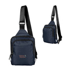 Anywhere Sport Sling Bag in Recycled PET - Navy - Colorbrite