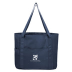 Anywhere Weekender Tote Bag in Recycled PET Embroidery - Navy - Silk Screen