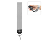 Anywhere Wrist Strap with Carabiner - Gray - Pad Print