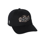 Apex Unstructured Chino Twill Ball Cap Transfer - Black - Flat