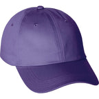 Apex Unstructured Chino Twill Ball Cap Transfer - Bright Purple - Flat