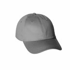 Apex Unstructured Chino Twill Ball Cap Transfer - Grey Storm - Flat