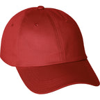Apex Unstructured Chino Twill Ball Cap Transfer - Team Red - Flat