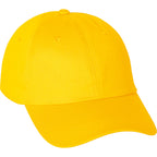 Apex Unstructured Chino Twill Ball Cap Transfer - Yellow - Flat