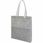 Apollo Recycled Convention Tote with Pen Loop - Black - Left Angle