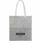 Apollo Recycled Convention Tote with Pen Loop Full Color - Black - Front