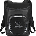 Arctic Zone Cooler Backpack for 18 Cans Embroidery - Black - Front