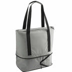 Arctic Zone Expandable Recycled Cooler, 25 to 50 Cans Transfer - Gray - Left Angle