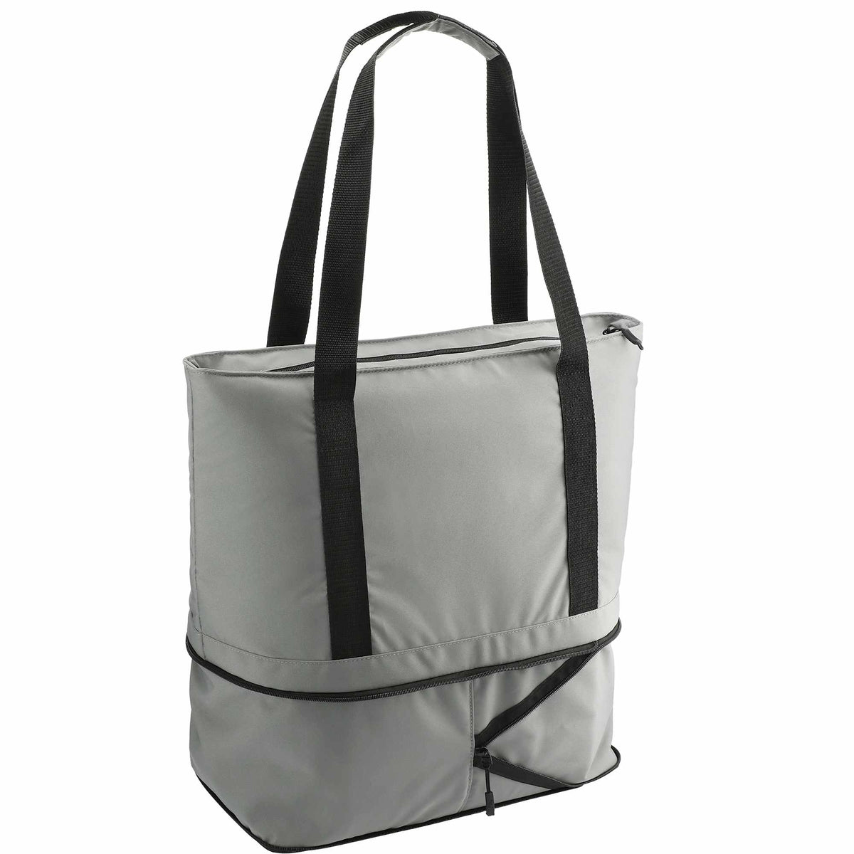 Arctic Zone Expandable Recycled Cooler, 25 to 50 Cans Transfer - Gray - Left Angle
