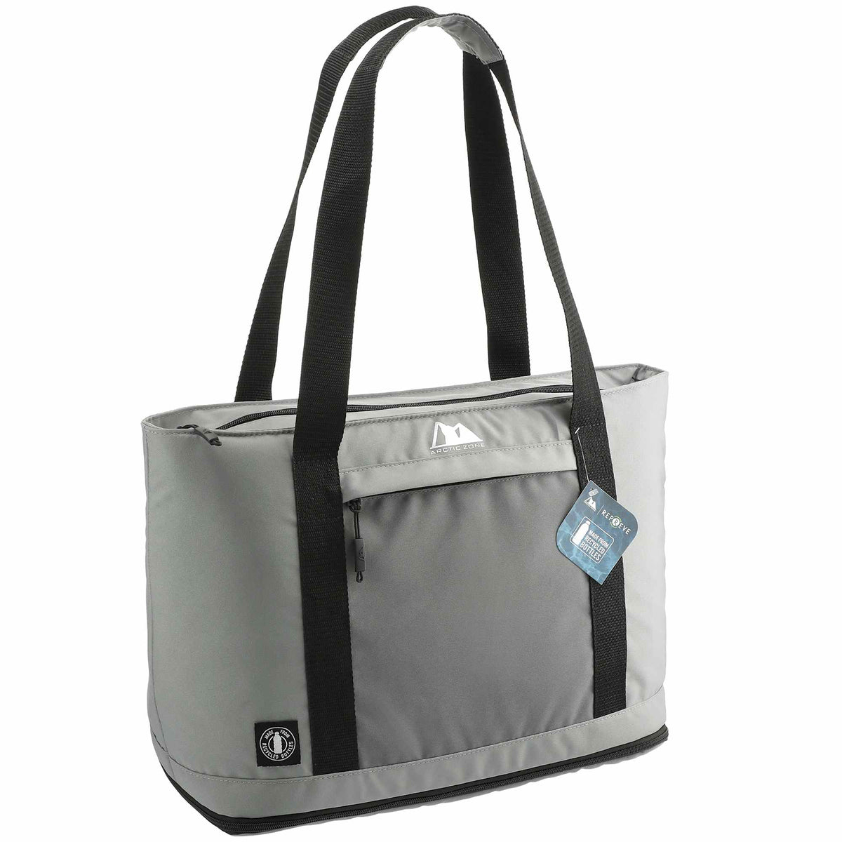 Arctic Zone Expandable Recycled Cooler, 25 to 50 Cans Transfer - Gray - Right Angle 5