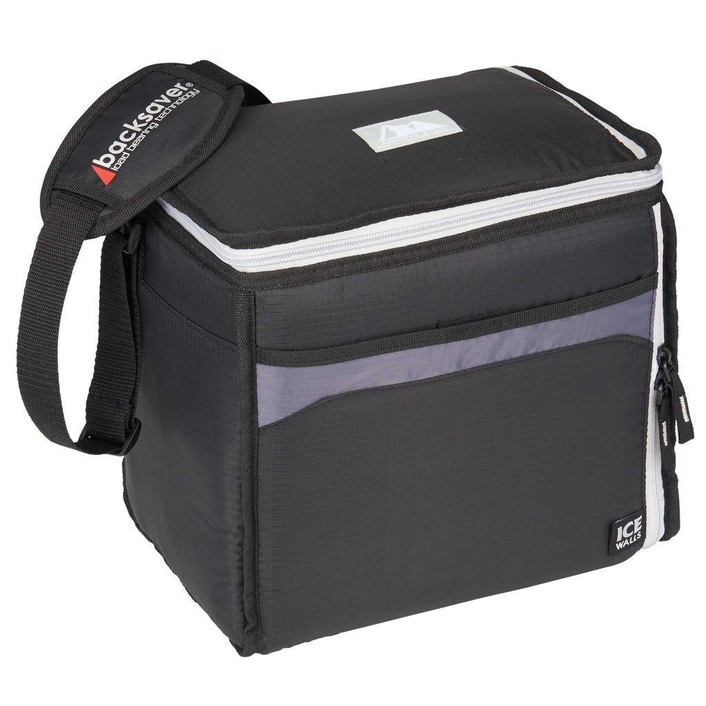 Arctic Zone Ice Wall Cooler for 24 Cans Embroidery - Black, Grey - Photo 6