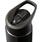 Arctic Zone Metalike Straw Bottle in Tritan Renew, 28 oz - Black - Detail 2