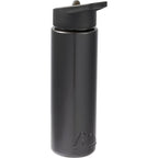 Arctic Zone Metalike Straw Bottle in Tritan Renew, 28 oz - Black - Left Angle 2