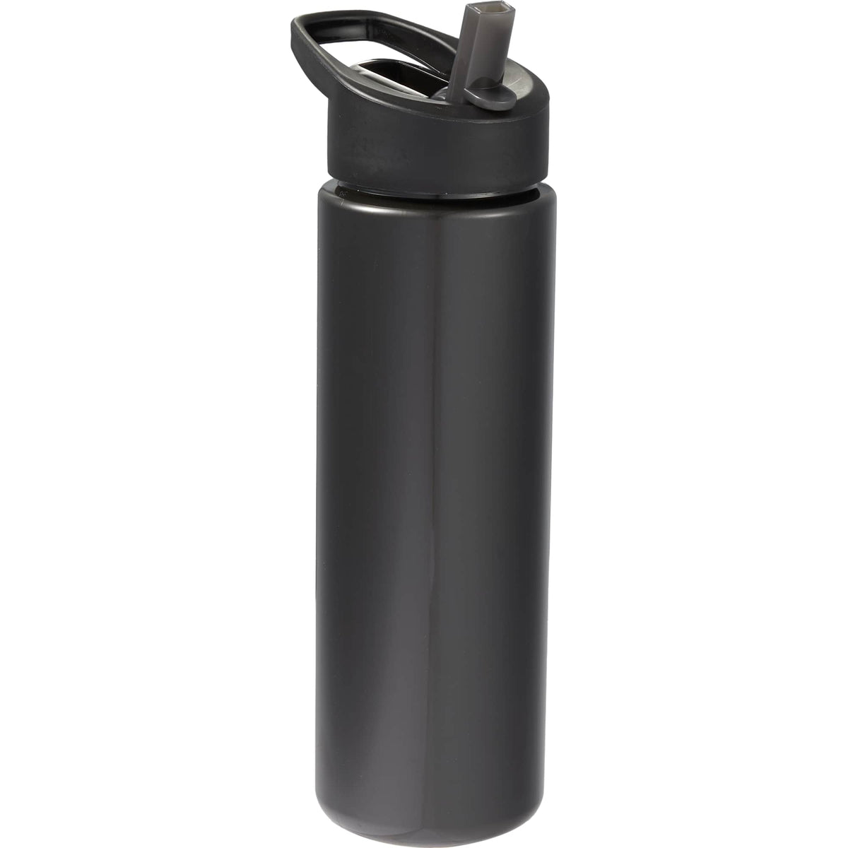 Arctic Zone Metalike Straw Bottle in Tritan Renew, 28 oz - Black - Right Angle