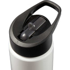 Arctic Zone Metalike Straw Bottle in Tritan Renew, 28 oz - White - Detail 2