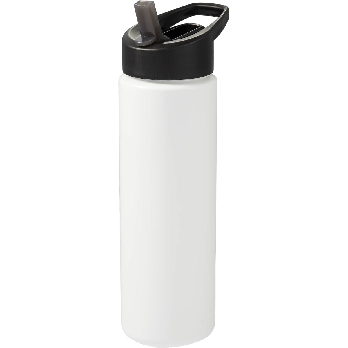 Arctic Zone Metalike Straw Bottle in Tritan Renew, 28 oz - White - Left Angle