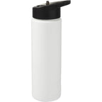 Arctic Zone Metalike Straw Bottle in Tritan Renew, 28 oz - White - Right Angle 2