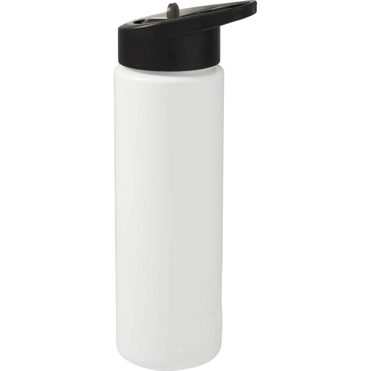 Arctic Zone Metalike Straw Bottle in Tritan Renew, 28 oz - White - Right Angle 2