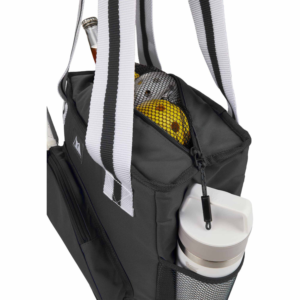 Arctic Zone Pickleball Tote Cooler for 20 Cans Transfer - Black - Detail