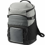 Arctic Zone Recycled Backpack Cooler with Sling Transfer - Gray - Left Angle