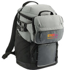 Arctic Zone Recycled Backpack Cooler with Sling Transfer - Gray - Right Angle