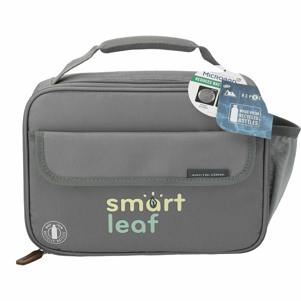 Arctic Zone Recycled Front Opening Lunch Cooler Transfer - Gray - Front 2