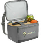 Arctic Zone Recycled Lunch Cooler with Shoulder Strap, 6 Cans Transfer - Gray - Right Angle 2