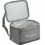 Arctic Zone Recycled Lunch Cooler with Shoulder Strap, 6 Cans Transfer - Gray - Right Angle