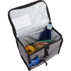 Arctic Zone Recycled Lunch Cooler with Snap Top, 6 Cans Transfer - Gray - Detail