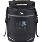 Arctic Zone Rolltop Backpack Cooler for 20 Cans Transfer - Black - Front