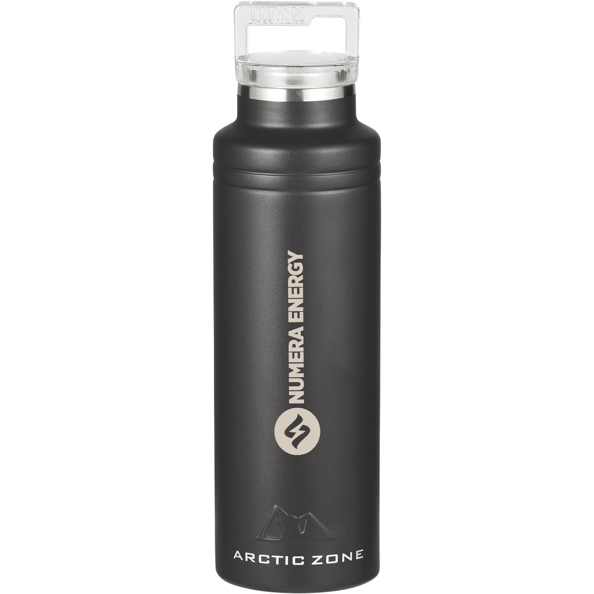 Arctic Zone Titan Copper Insulated Bottle, 20 oz Full Color - Black - Front