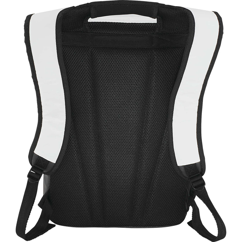 Arctic Zone Titan Deep Freeze Backpack Cooler for 24 Cans Embroidery - White - Back