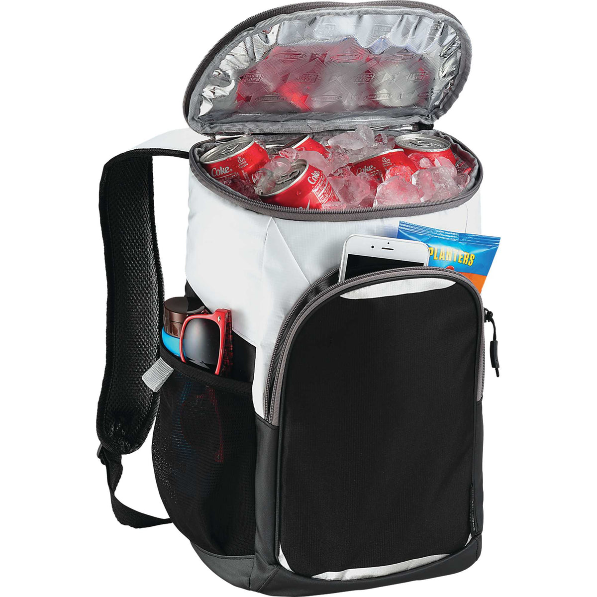 Arctic Zone Titan Deep Freeze Backpack Cooler for 24 Cans Transfer - White - Photo 3
