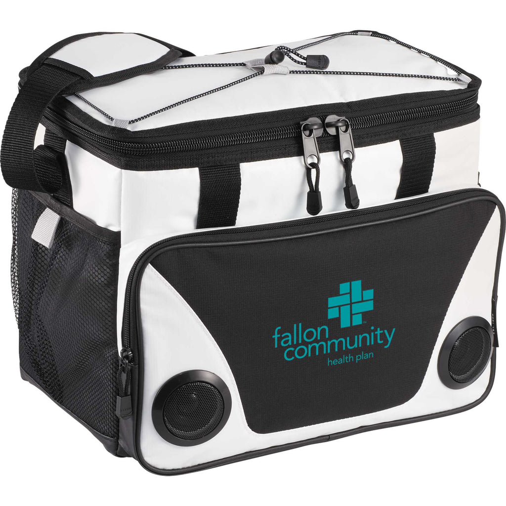 Arctic Zone Titan Deep Freeze Cooler with Bluetooth Speakers Embroidery - White - Photo