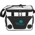 Arctic Zone Titan Deep Freeze Cooler with Bluetooth Speakers Transfer - White - Front