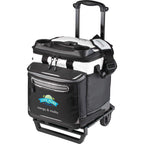 Arctic Zone Titan Deep Freeze Rolling Cooler with Cart Transfer - White - Front 2