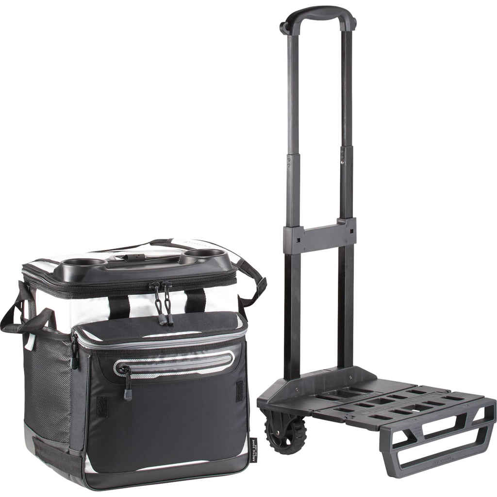 Arctic Zone Titan Deep Freeze Rolling Cooler with Cart Transfer - White - Photo 10