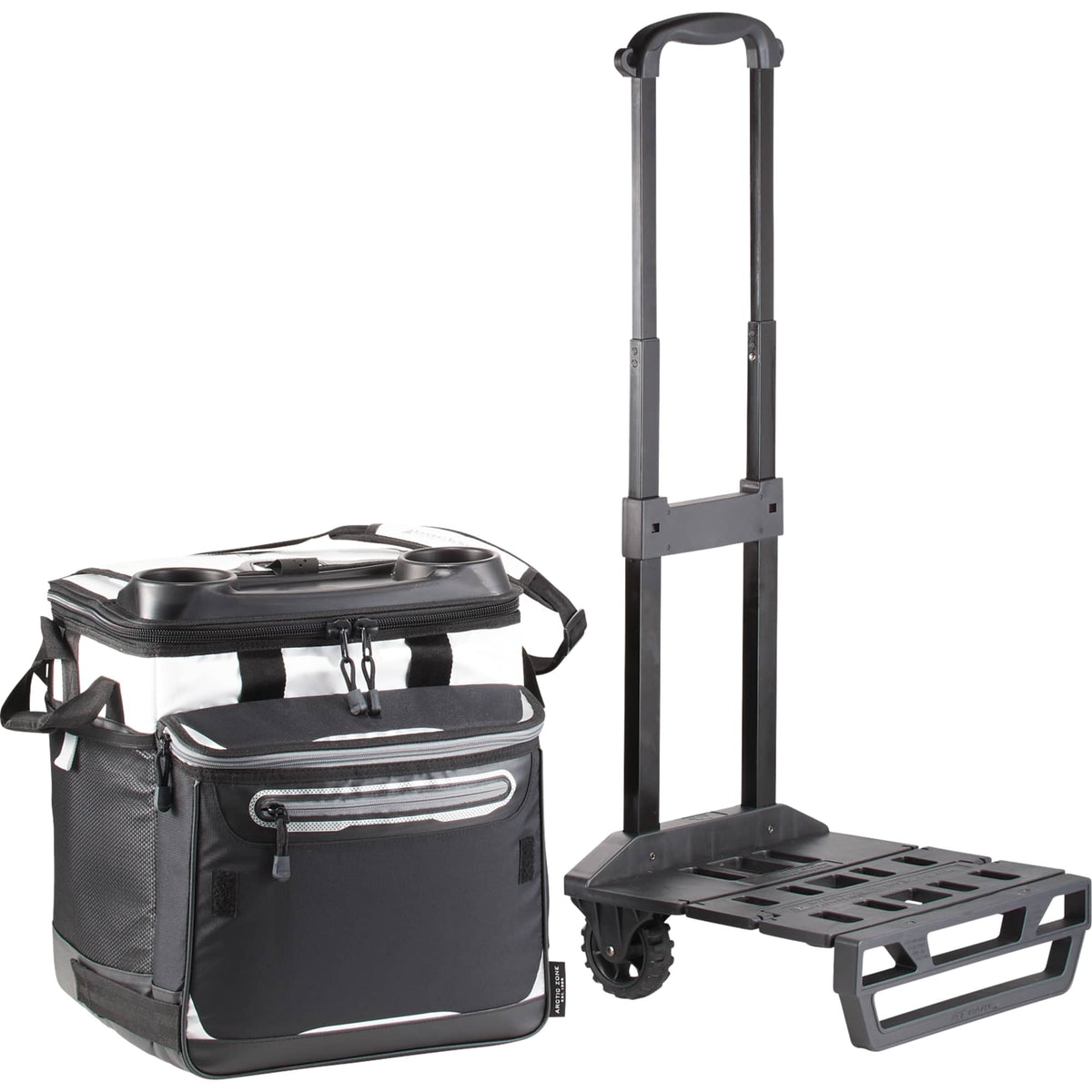 Arctic Zone Titan Deep Freeze Rolling Cooler with Cart Transfer - White - Photo 10