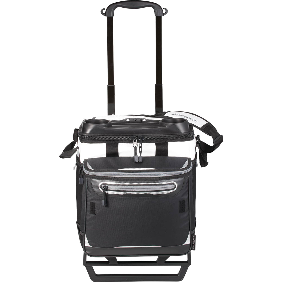 Arctic Zone Titan Deep Freeze Rolling Cooler with Cart Transfer - White - Photo 11