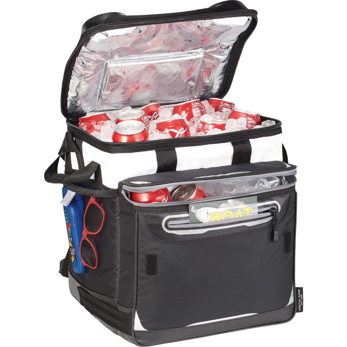 Arctic Zone Titan Deep Freeze Rolling Cooler with Cart Transfer - White - Photo 8