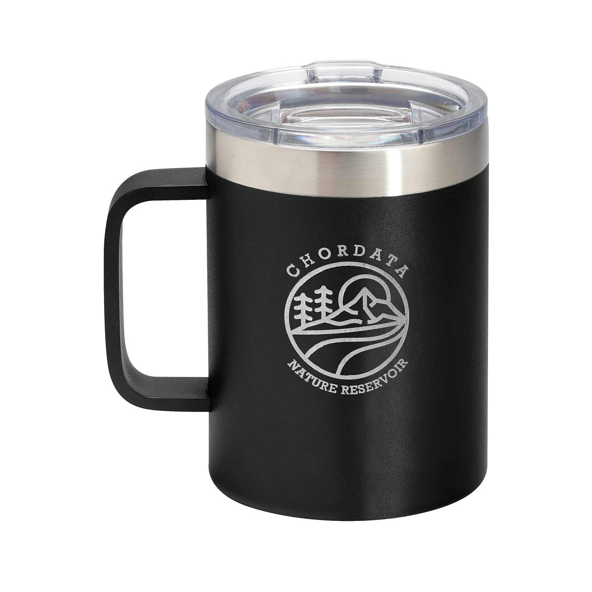 Arctic Zone Titan Thermal HP Copper Insulated Mug, 14 oz Laser Engraving - Black - Front 2